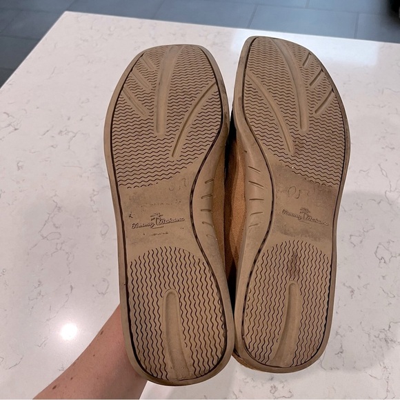 TOMMY BAHAMA Suede Tan Leather Slip On Loafer Size 11.5 - Picture 11 of 13